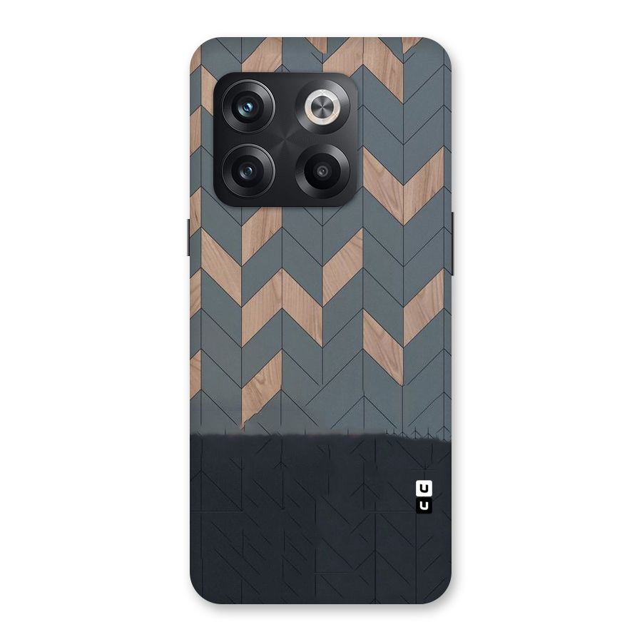 Greyish Wood Design Back Case for OnePlus 10T