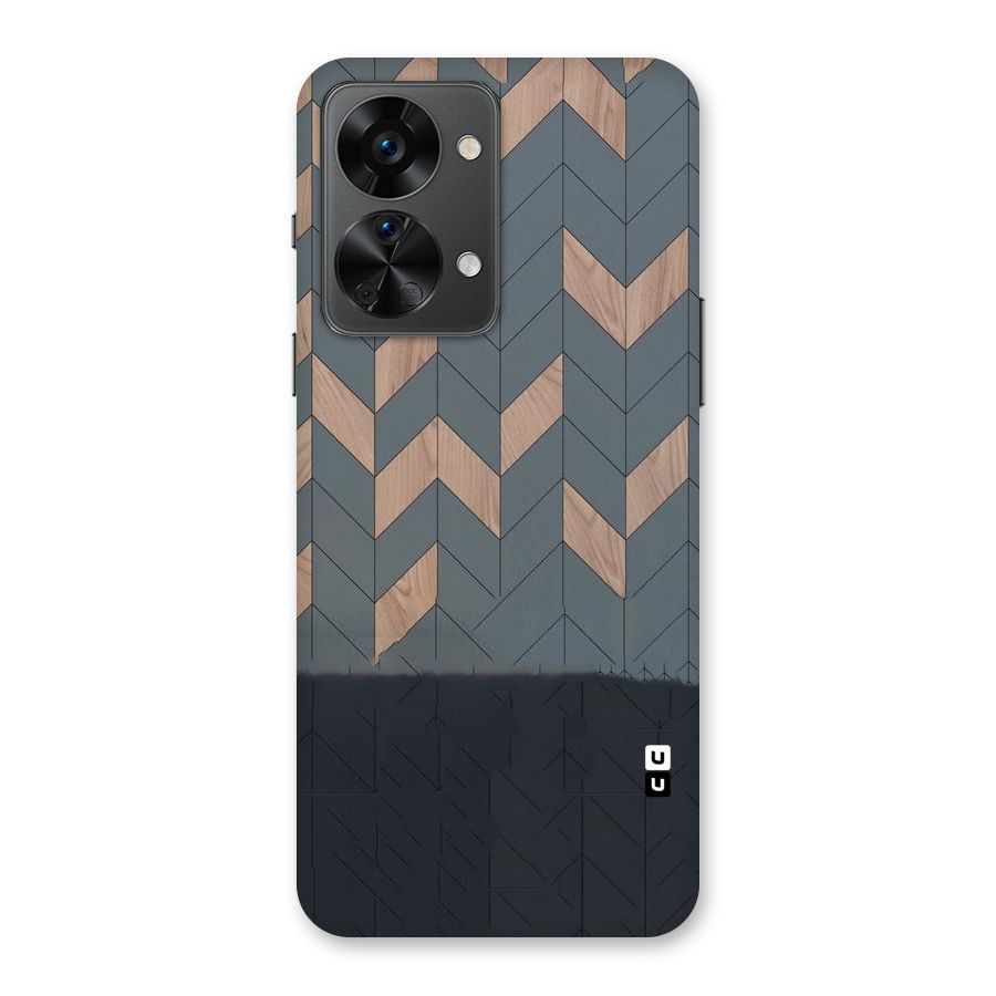 Greyish Wood Design Back Case for OnePlus Nord 2T