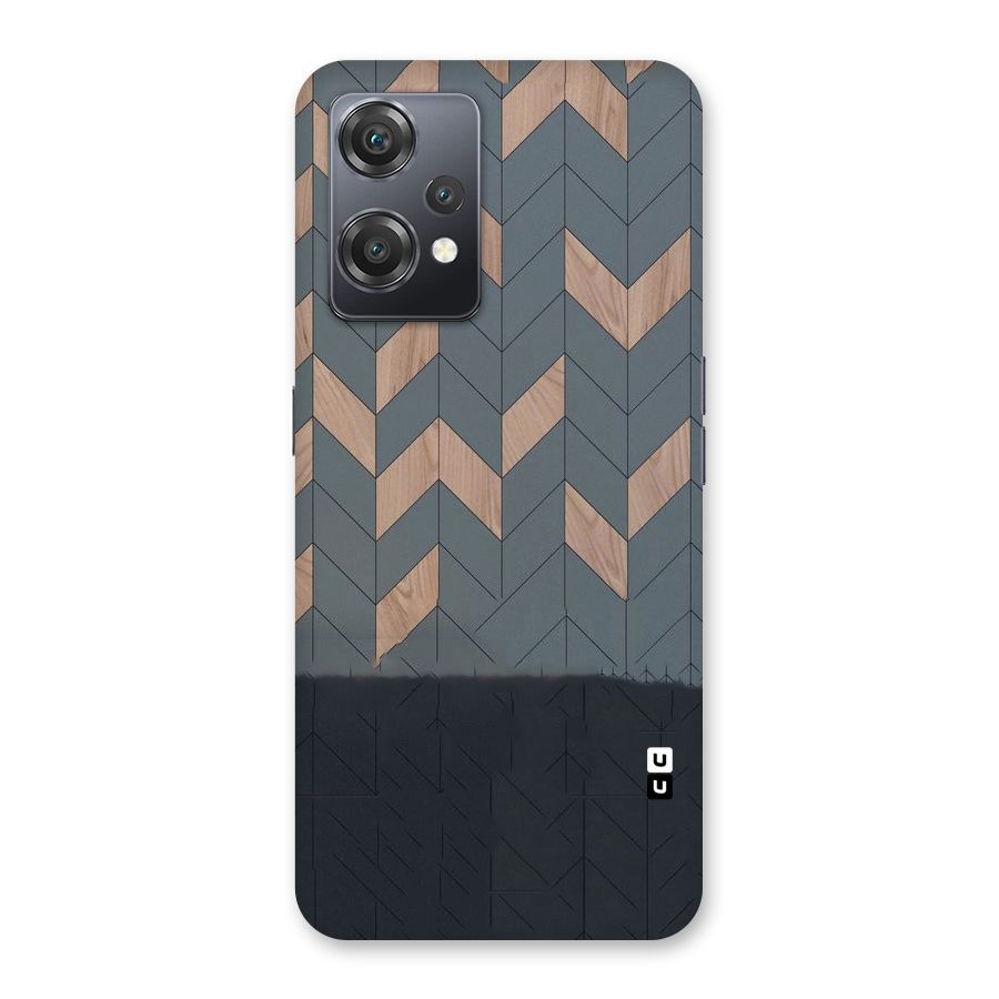 Greyish Wood Design Back Case for OnePlus Nord CE 2 Lite 5G