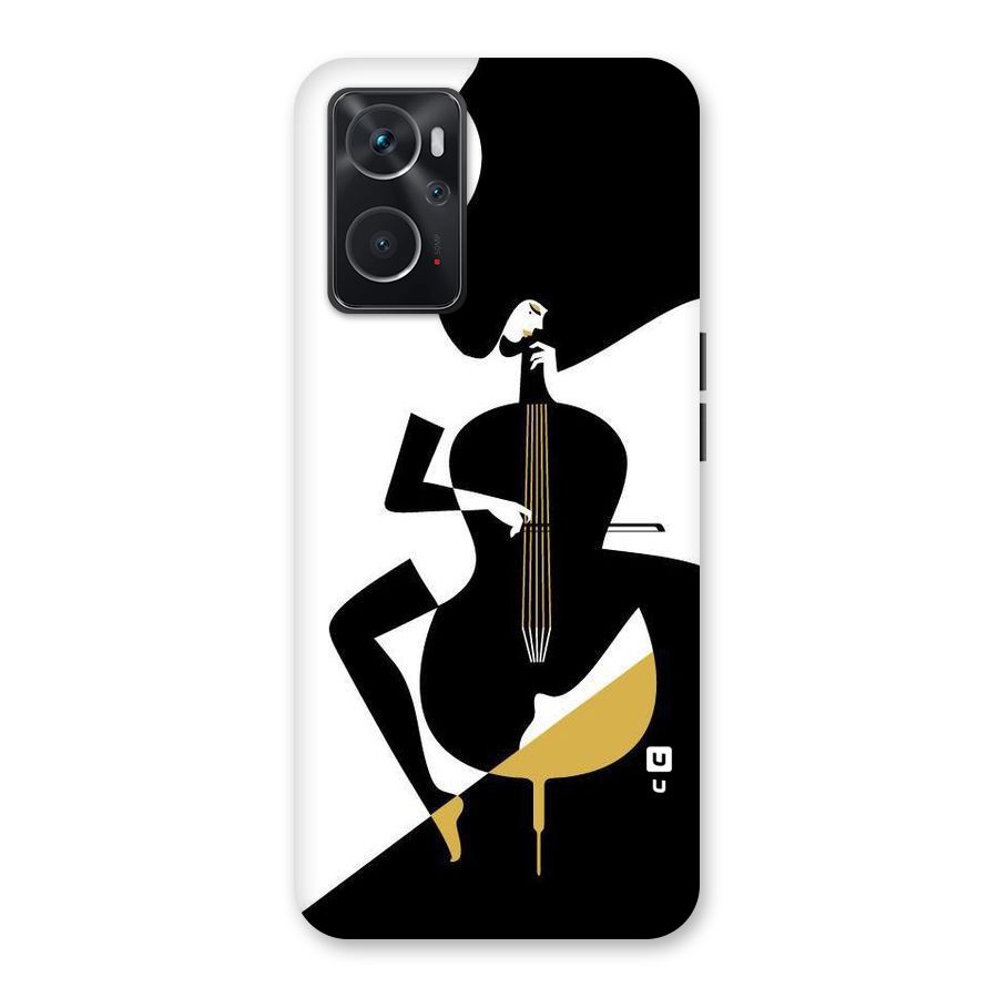 Guitar Women Back Case for Oppo K10 4G