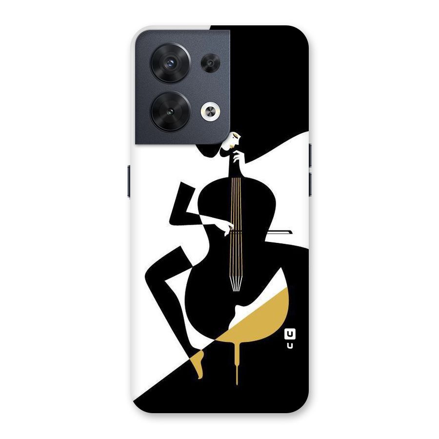 Guitar Women Back Case for Oppo Reno8 5G