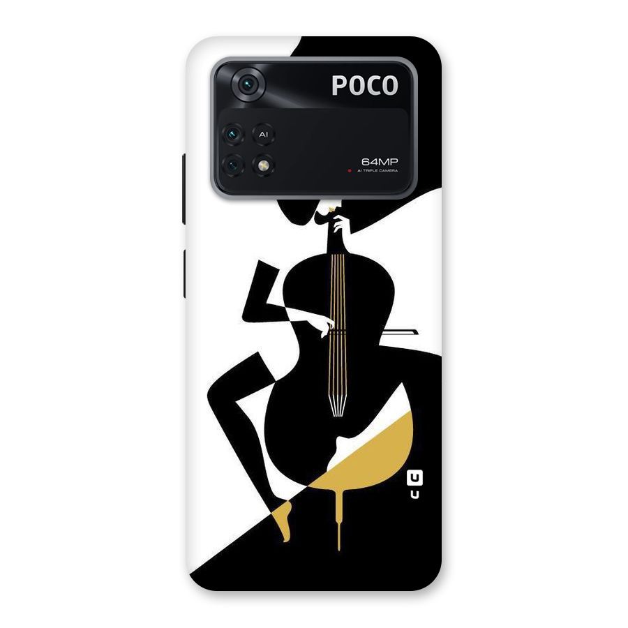 Guitar Women Back Case for Poco M4 Pro 4G