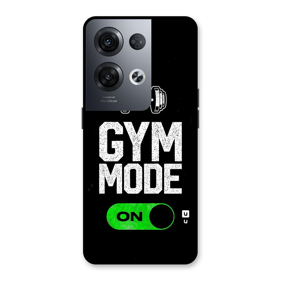 Gym Mode On Back Case for Oppo Reno8 Pro 5G