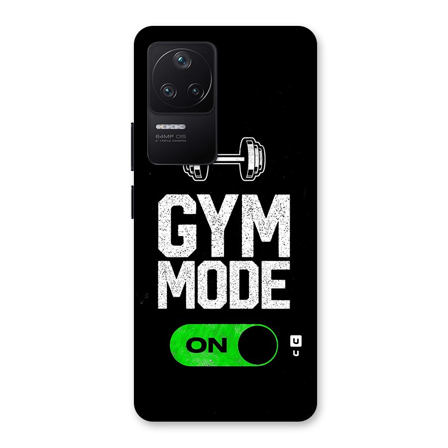 Gym Mode On Back Case for Poco F4 5G