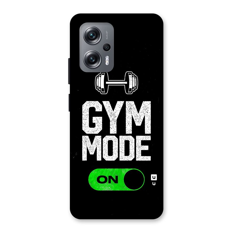 Gym Mode On Back Case for Redmi K50i