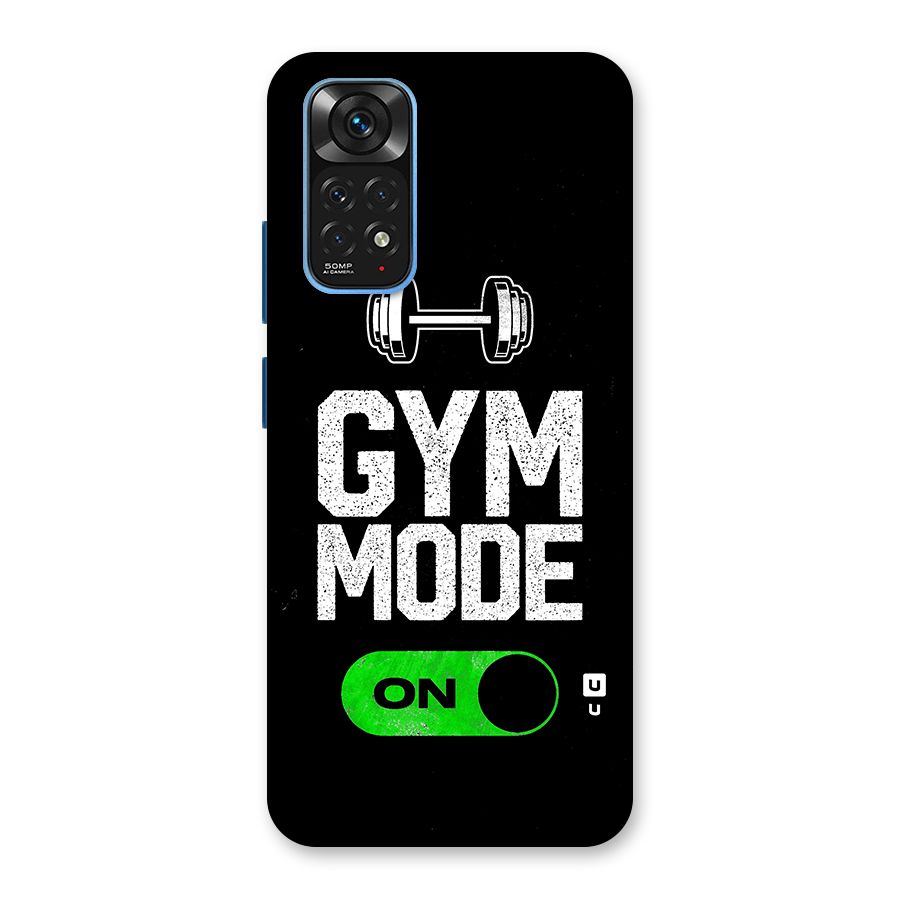 Gym Mode On Back Case for Redmi Note 11S