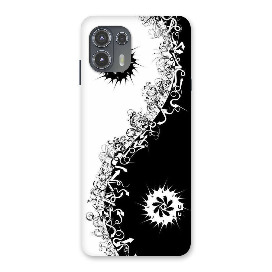 Half Peace Design Back Case for Motorola Edge 20 Fusion