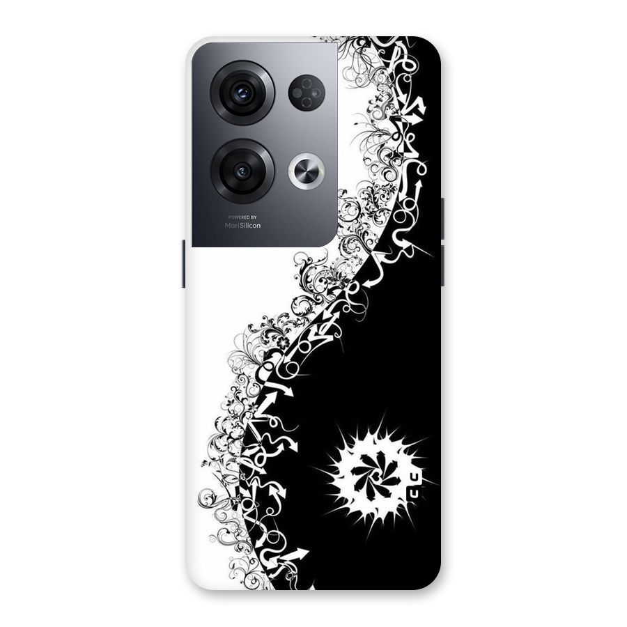 Half Peace Design Back Case for Oppo Reno8 Pro 5G