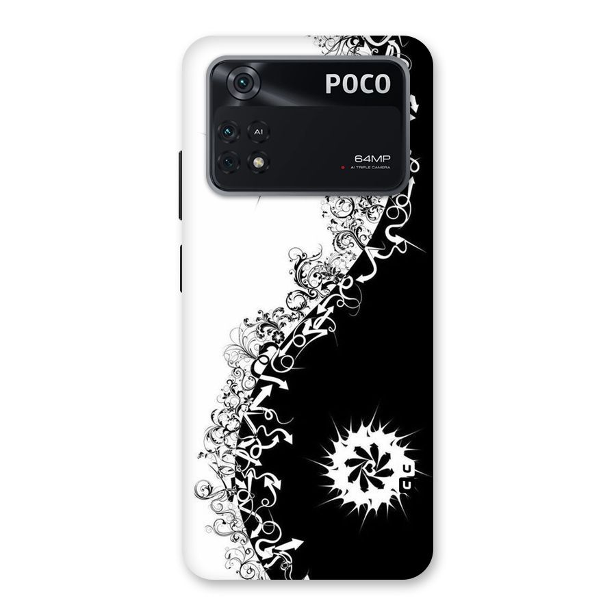 Half Peace Design Back Case for Poco M4 Pro 4G