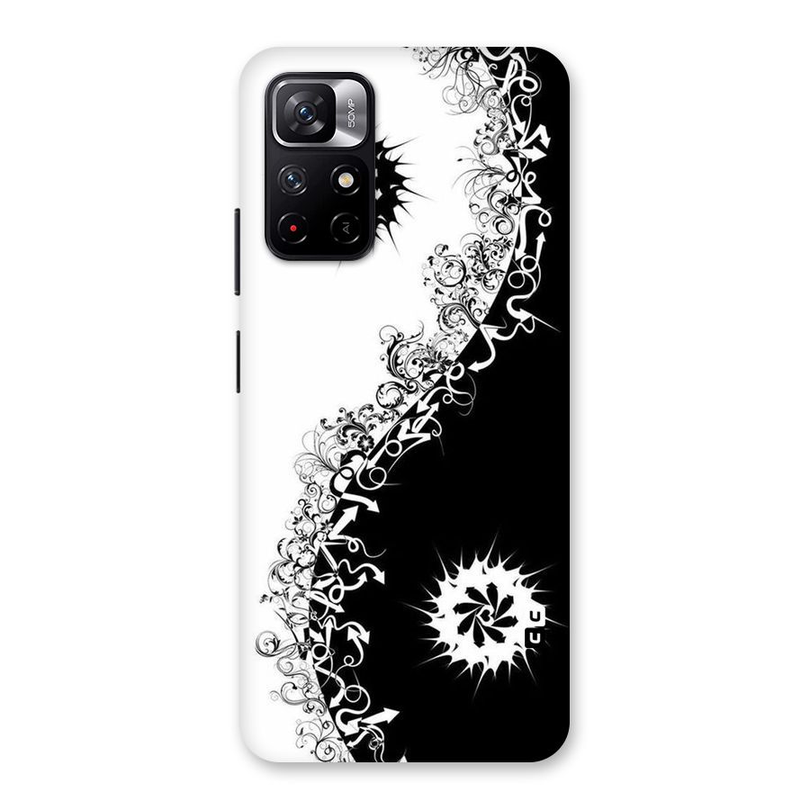 Half Peace Design Back Case for Redmi Note 11T 5G