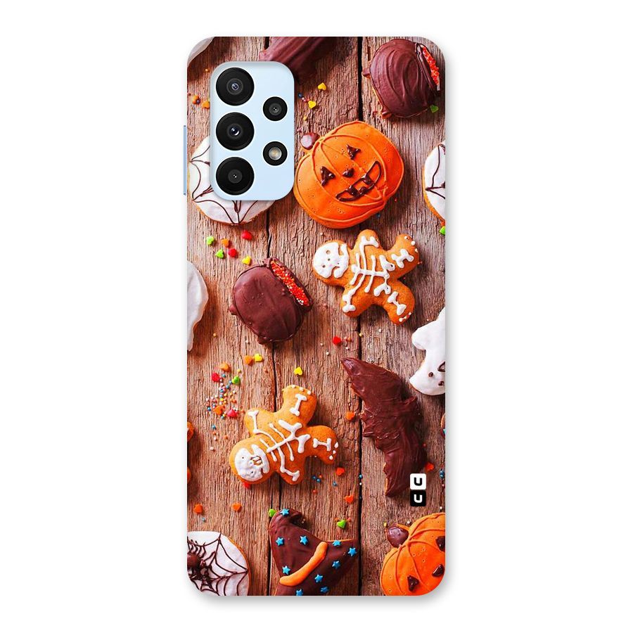 Halloween Chocolates Back Case for Galaxy A23