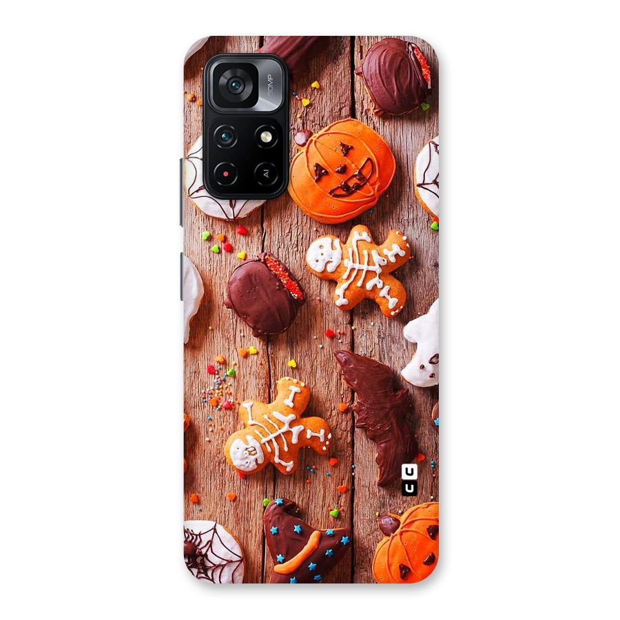 Halloween Chocolates Back Case for Poco M4 Pro 5G