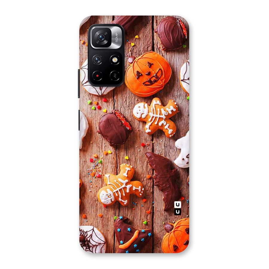 Halloween Chocolates Back Case for Redmi Note 11T 5G