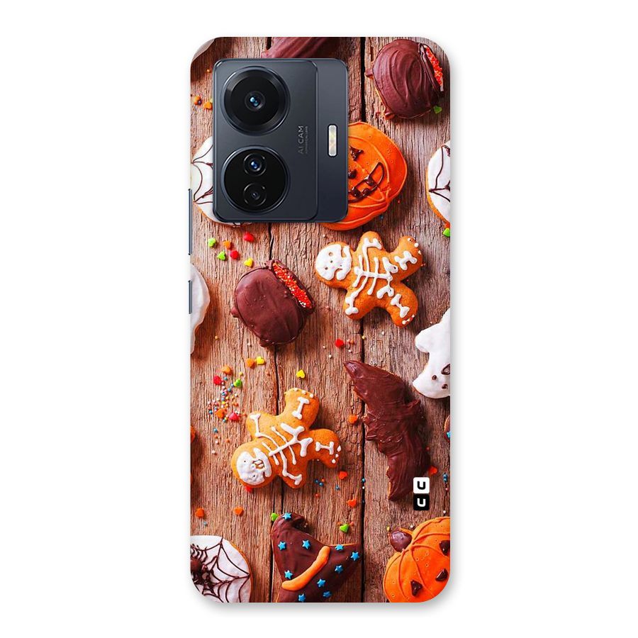 Halloween Chocolates Back Case for Vivo T1 Pro