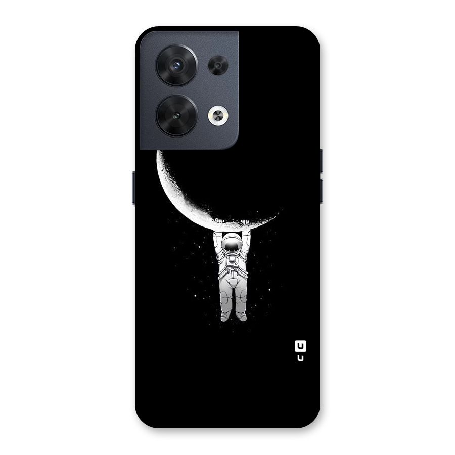 Hanging Astronaut Back Case for Oppo Reno8 5G