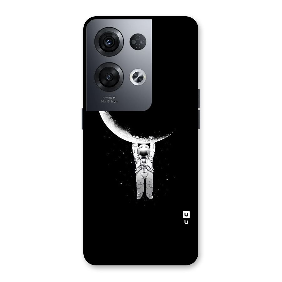 Hanging Astronaut Back Case for Oppo Reno8 Pro 5G