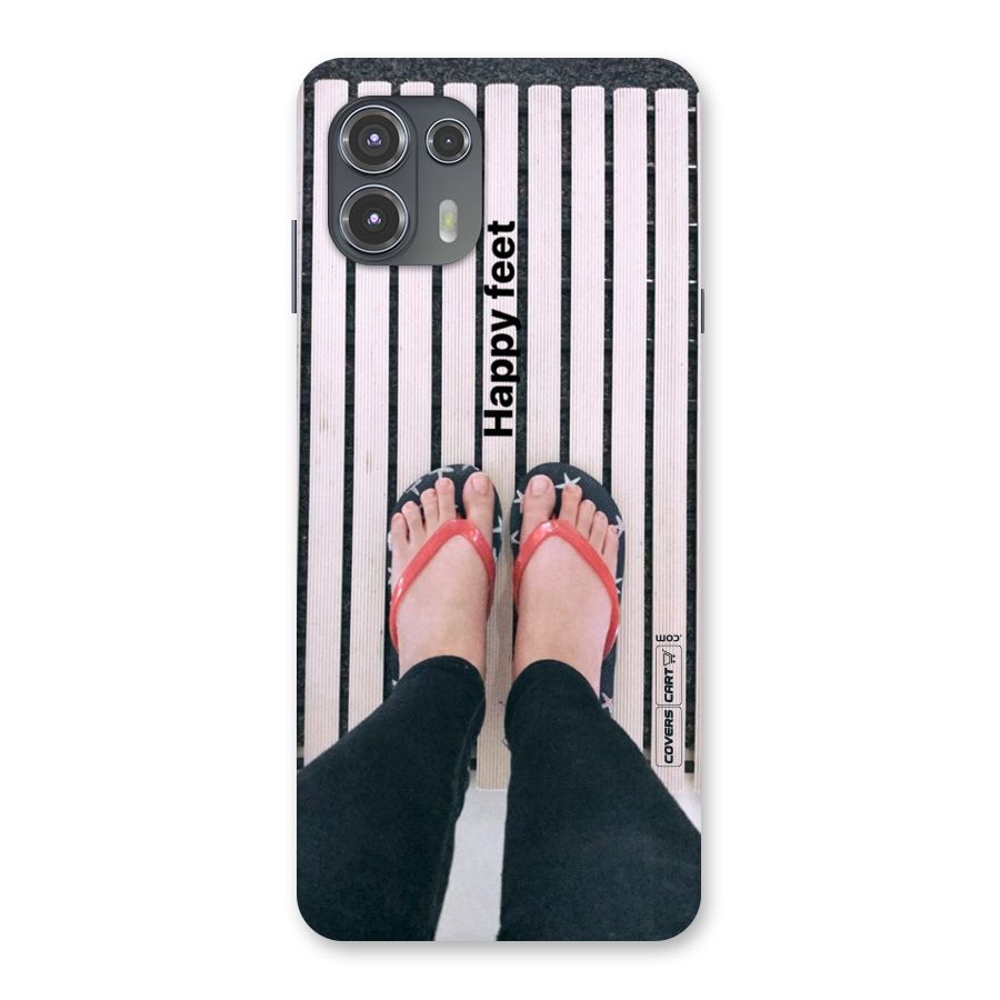 Happy Feet Back Case for Motorola Edge 20 Fusion