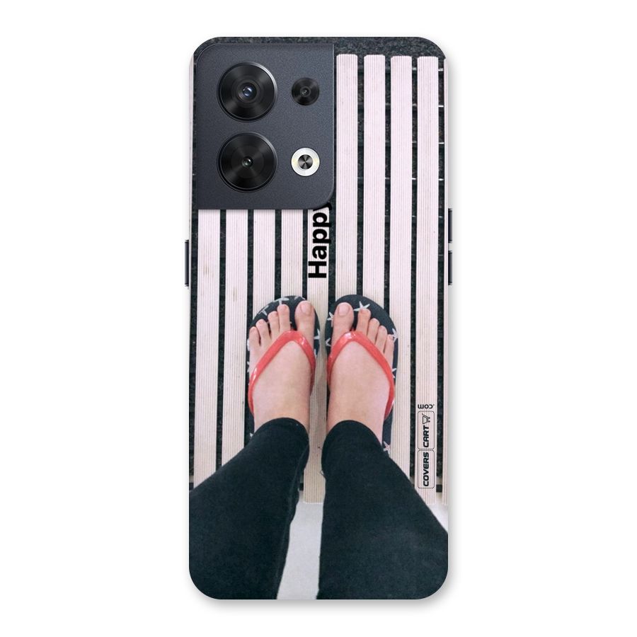 Happy Feet Back Case for Oppo Reno8 5G