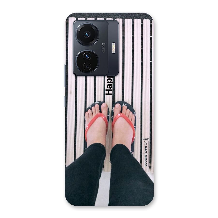 Happy Feet Back Case for Vivo T1 Pro