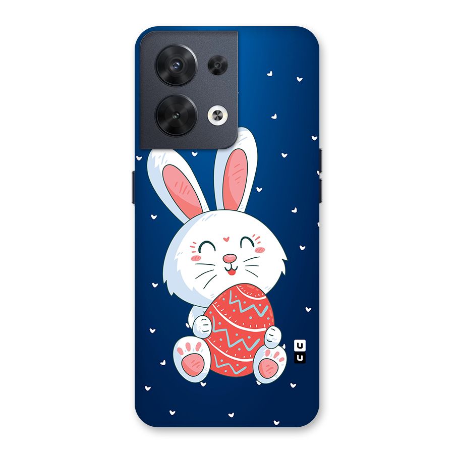 Happy Festive Bunny Back Case for Oppo Reno8 5G