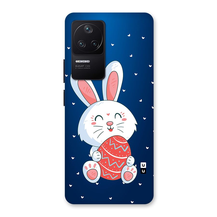 Happy Festive Bunny Back Case for Poco F4 5G