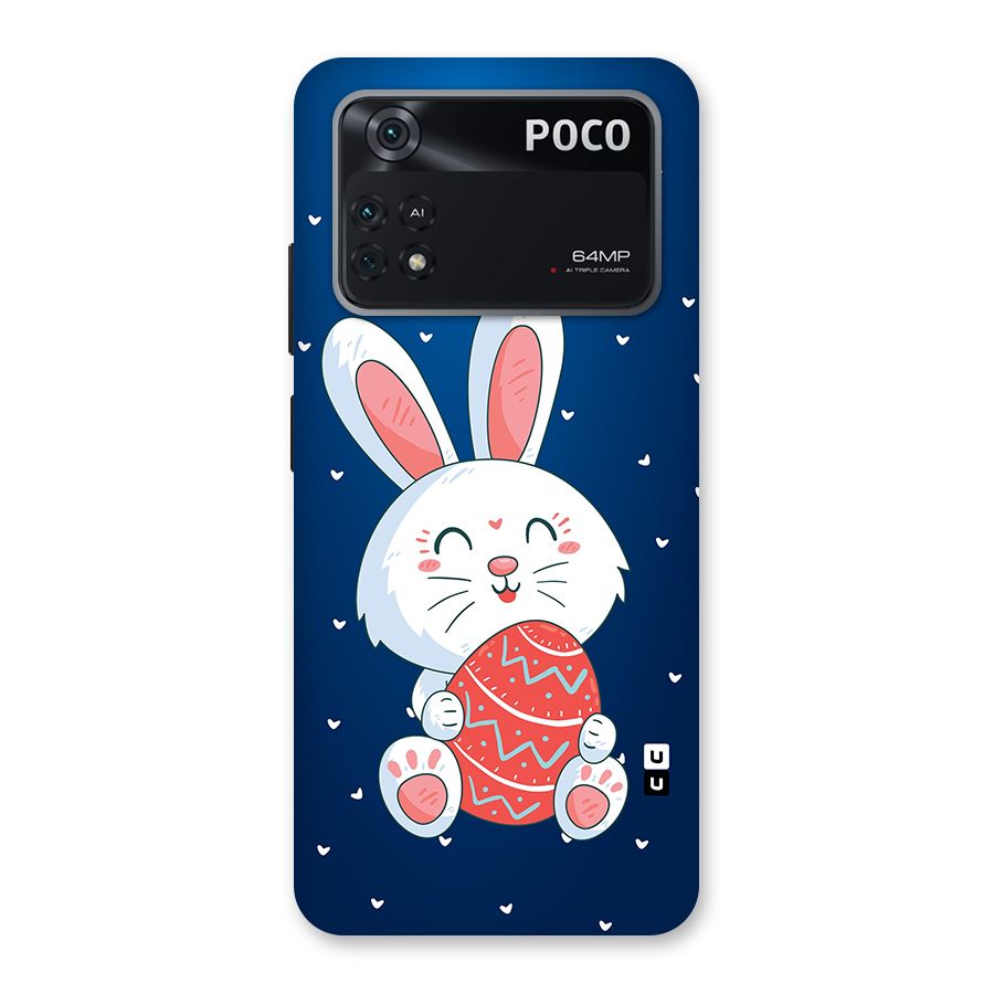Happy Festive Bunny Back Case for Poco M4 Pro 4G