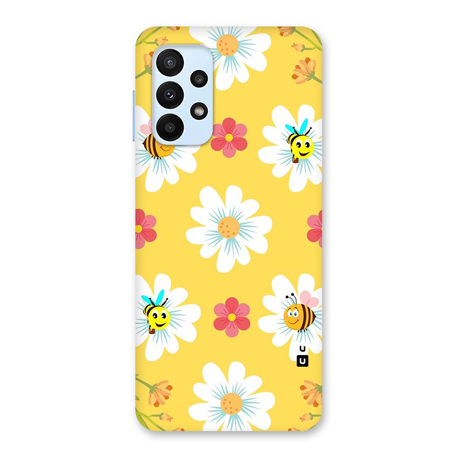 Happy Flowers Back Case for Galaxy A23