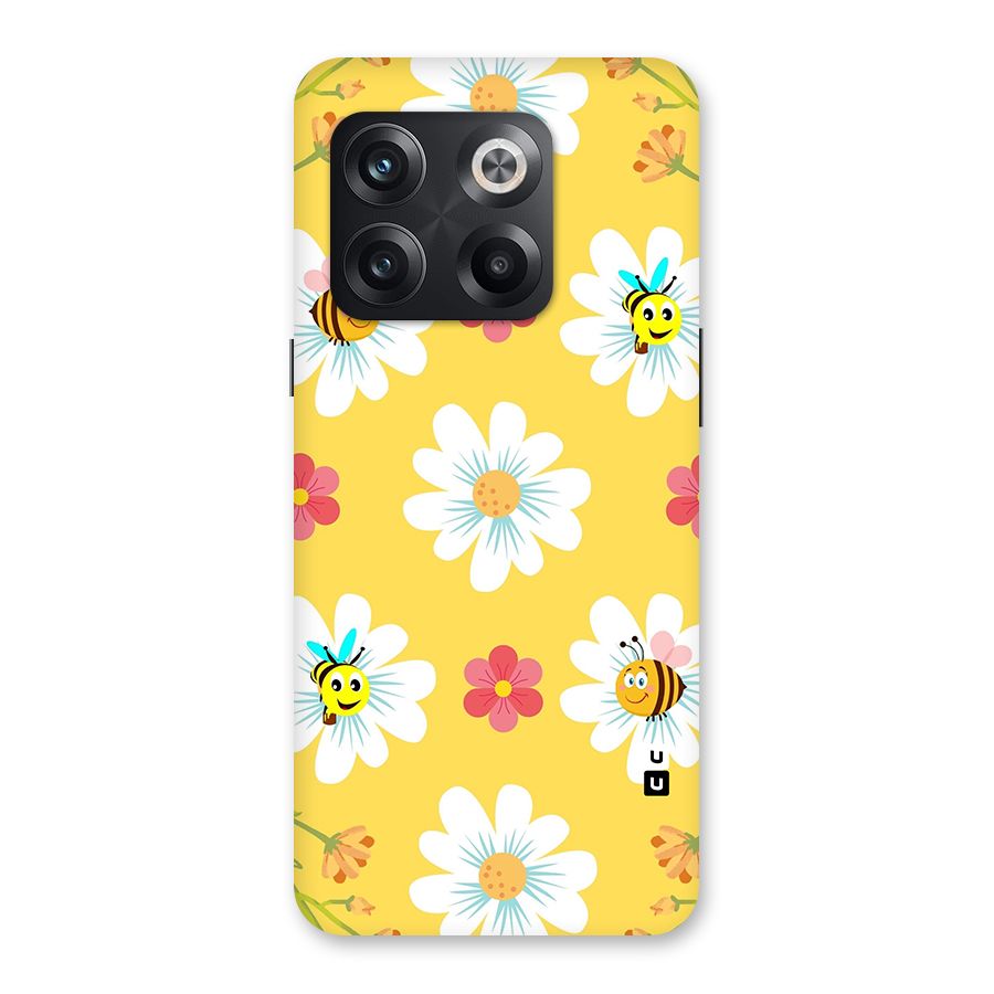 Happy Flowers Back Case for OnePlus 10T