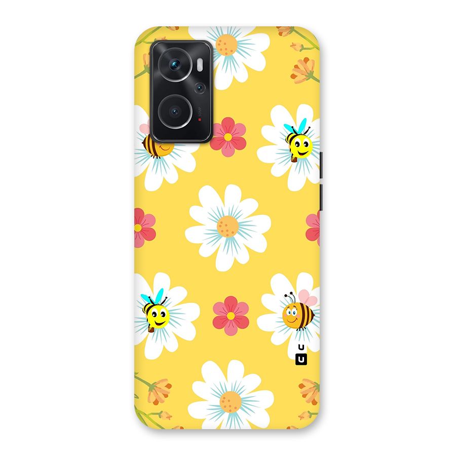Happy Flowers Back Case for Oppo K10 4G