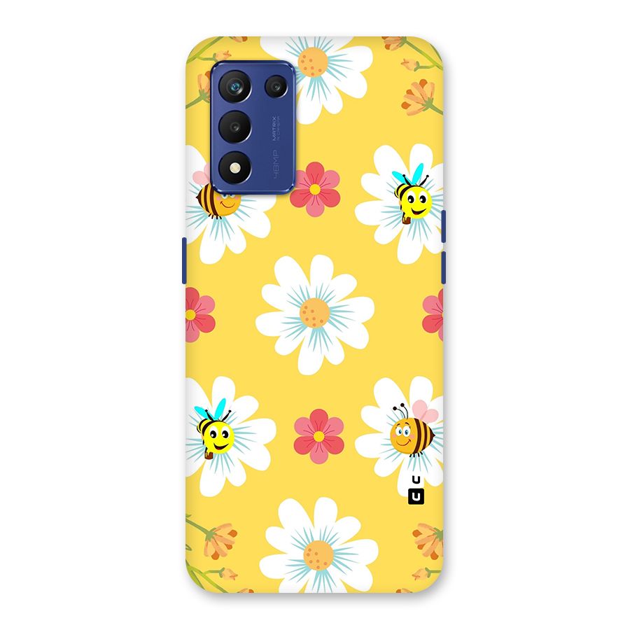 Happy Flowers Back Case for Realme 9 5G Speed