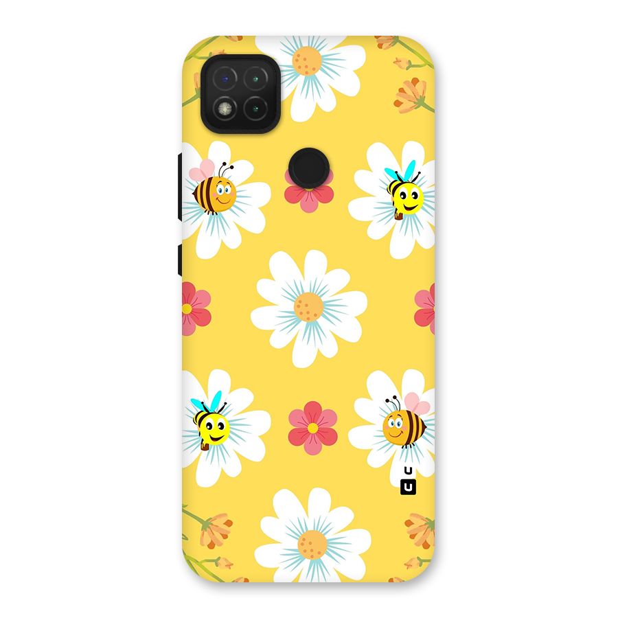 Happy Flowers Back Case for Redmi 9 Activ