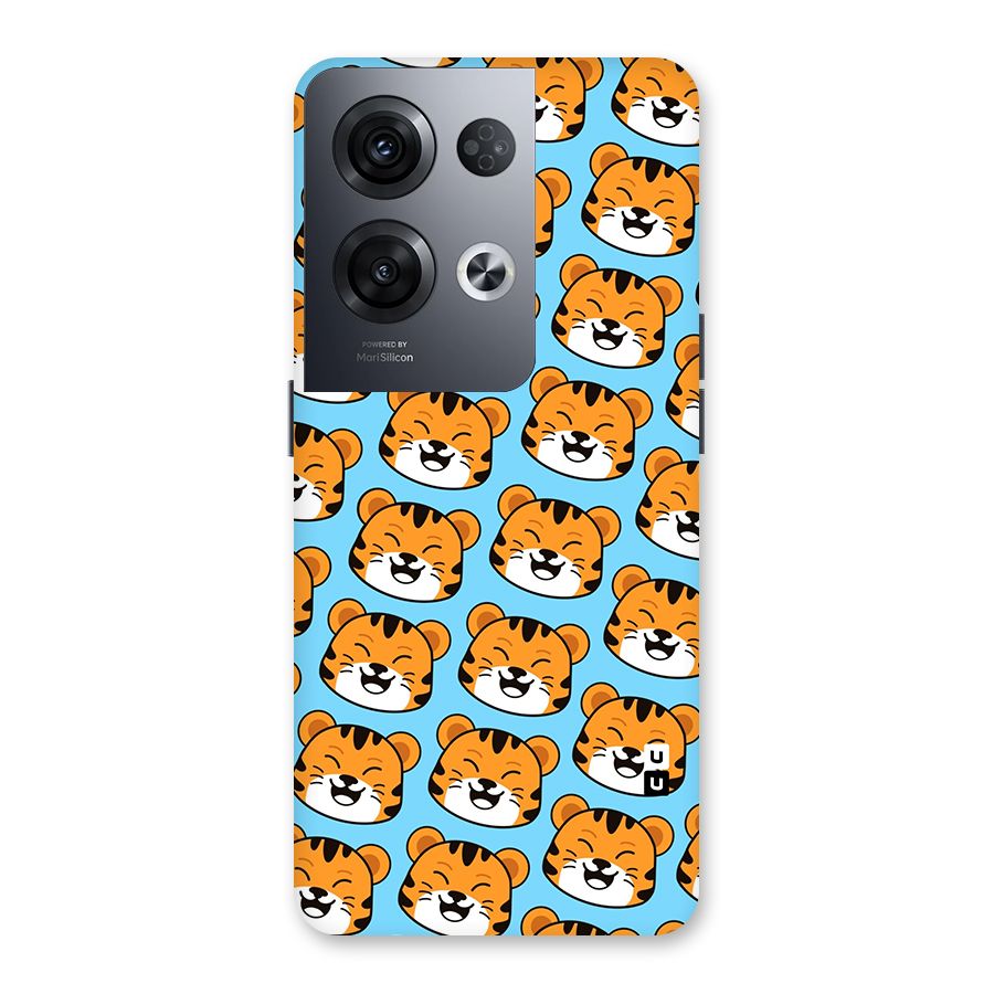Happy Kitten Pattern Back Case for Oppo Reno8 Pro 5G
