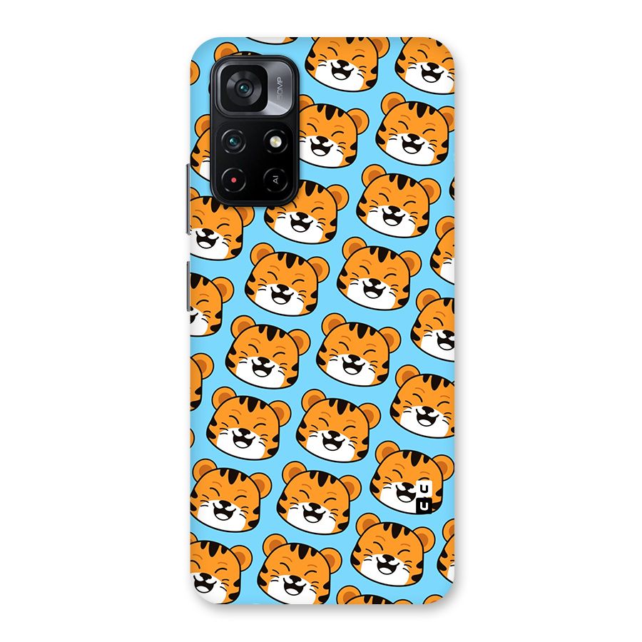 Happy Kitten Pattern Back Case for Poco M4 Pro 5G