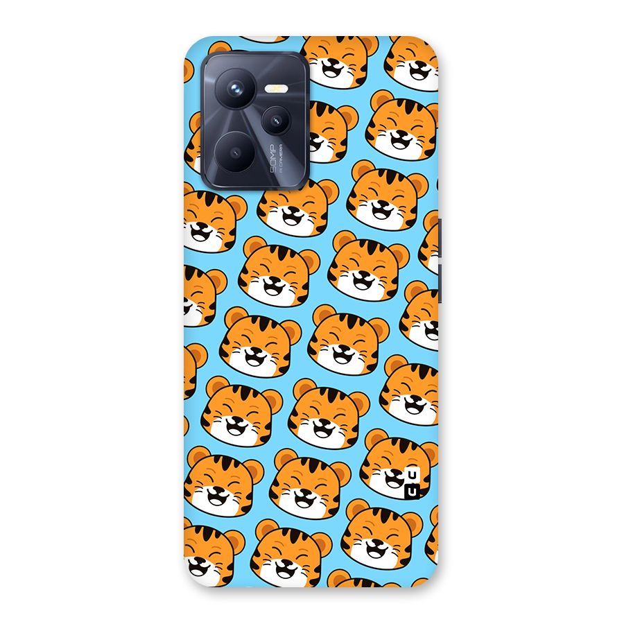 Happy Kitten Pattern Back Case for Realme C35