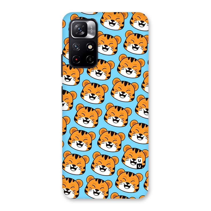Happy Kitten Pattern Back Case for Redmi Note 11T 5G