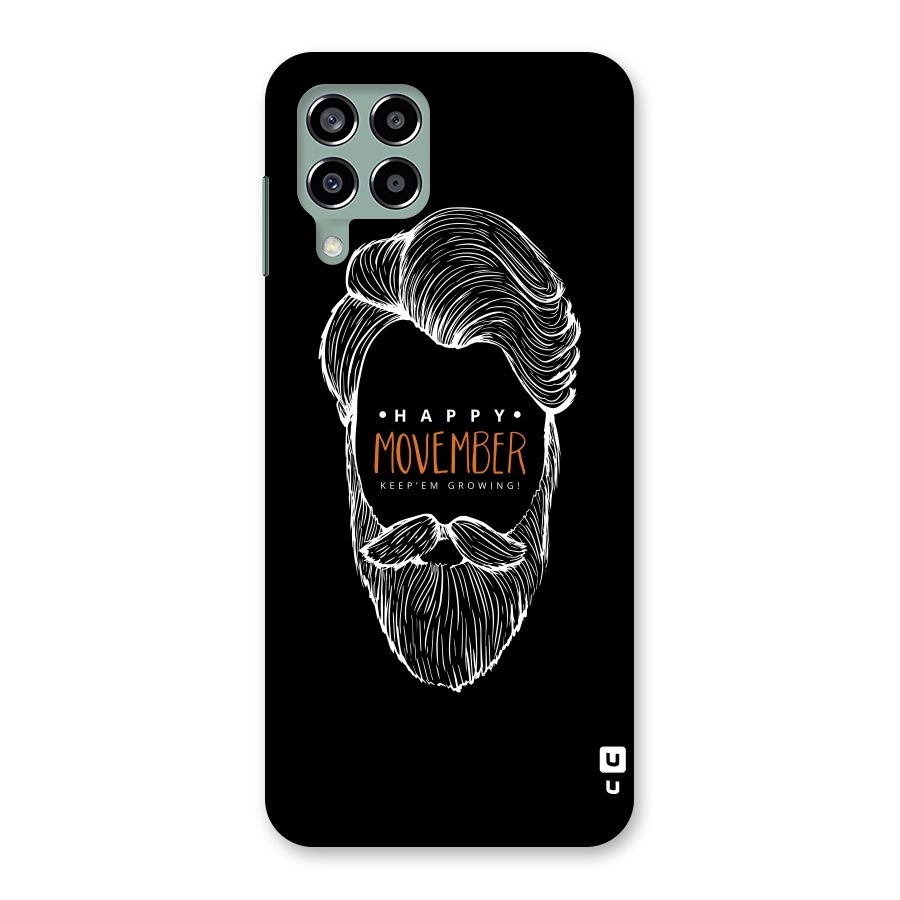 Happy Movember Black Back Case for Galaxy M33