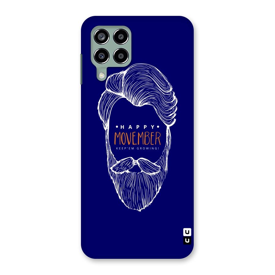 Happy Movember Blue Back Case for Galaxy M33