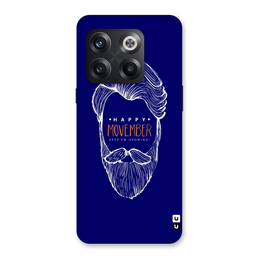 Happy Movember Blue Back Case for OnePlus 10T
