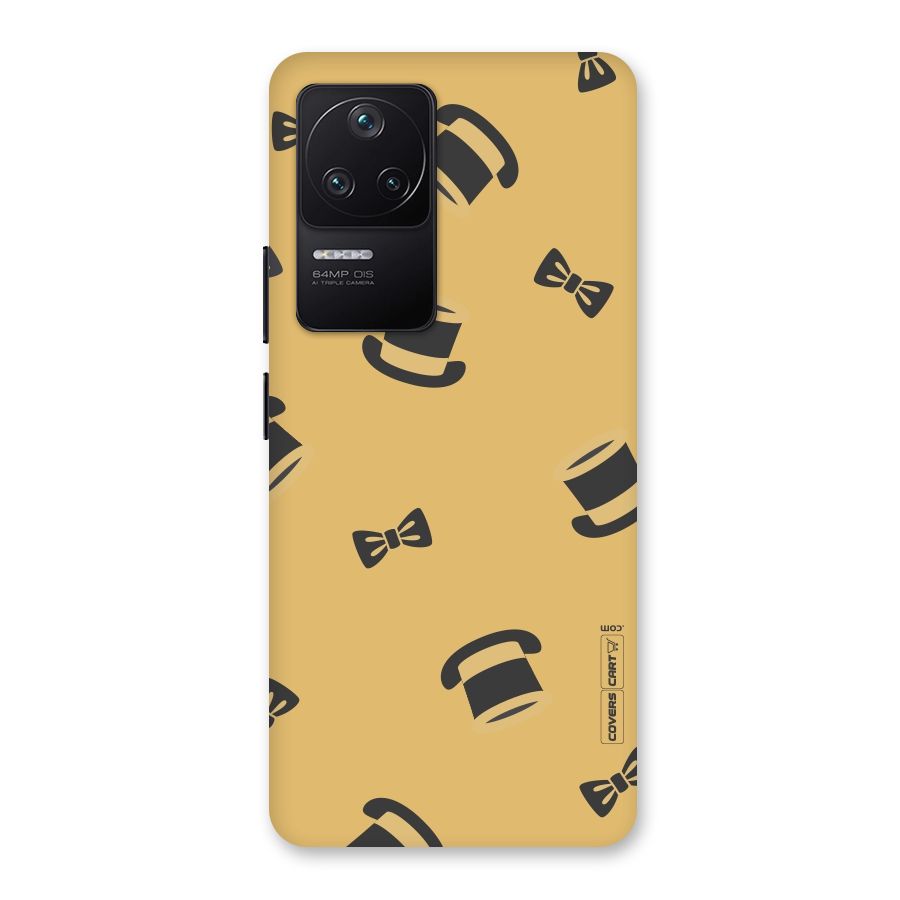 Hat and Bow Tie Back Case for Poco F4 5G