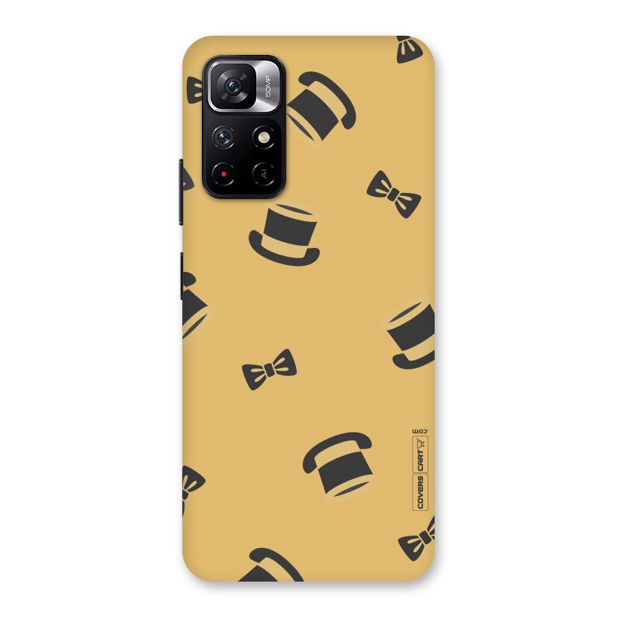 Hat and Bow Tie Back Case for Redmi Note 11T 5G