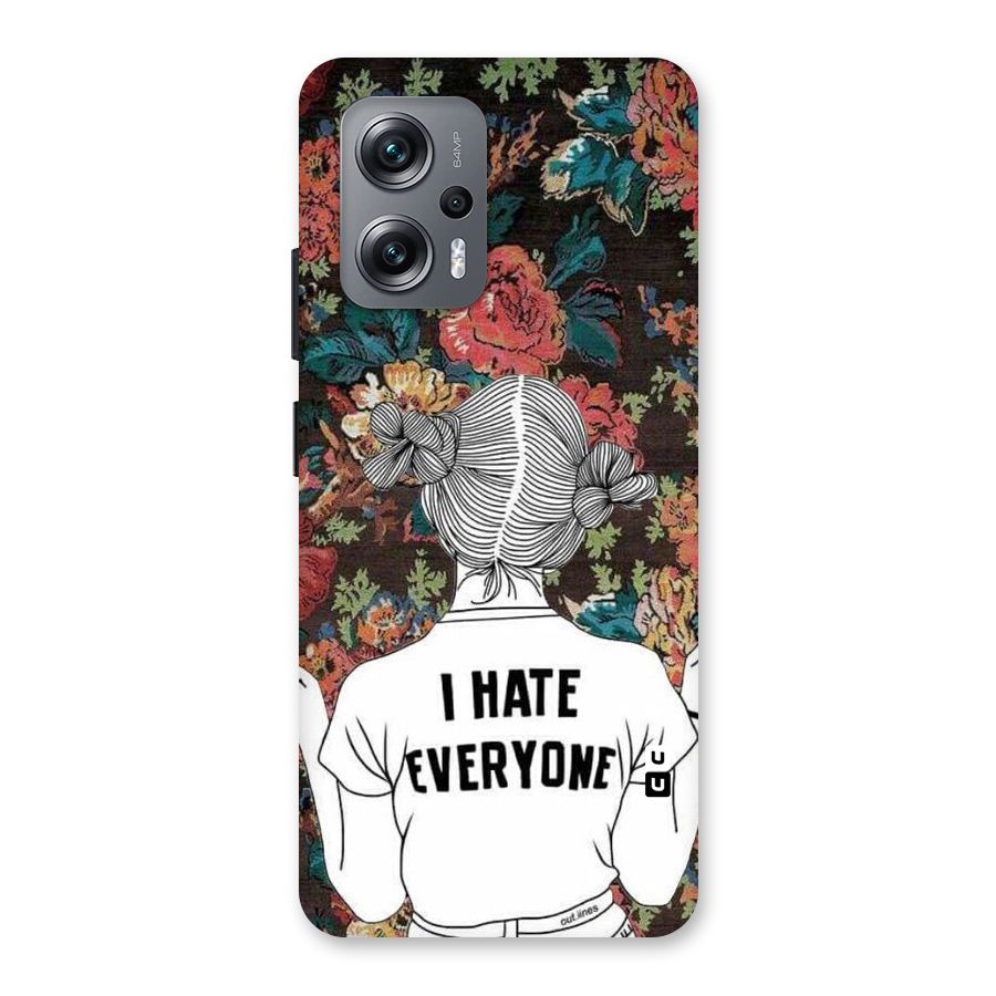 Hate Everyone Back Case for Redmi K50i