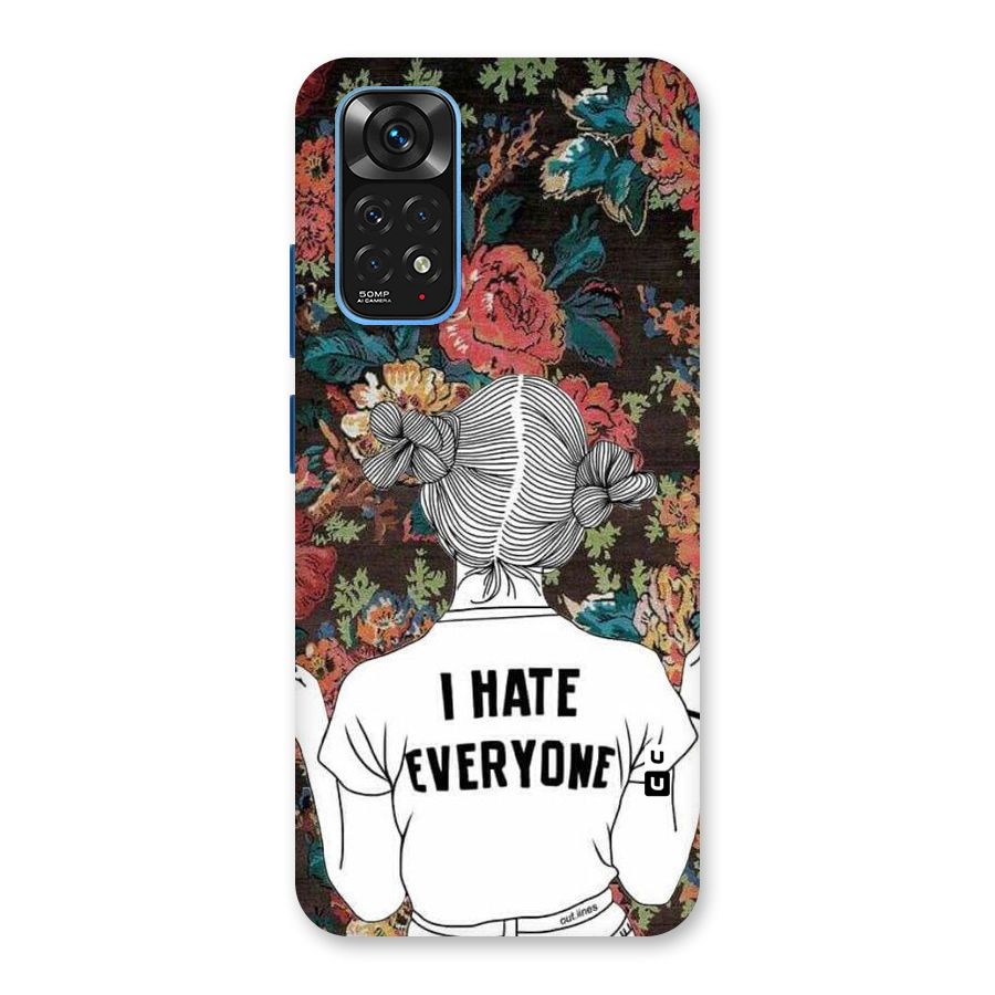 Hate Everyone Back Case for Redmi Note 11S