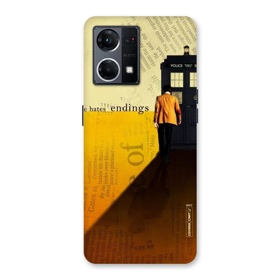 Hates Endings Glass Back Case for Oppo F21 Pro 5G