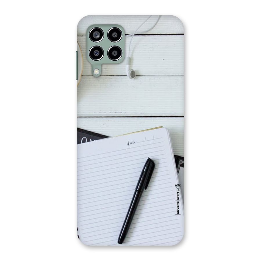 Headphones Notes Back Case for Galaxy M33