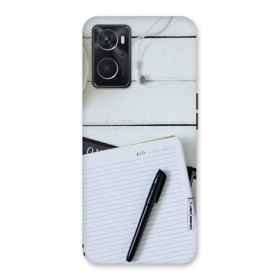 Headphones Notes Back Case for Oppo K10 4G