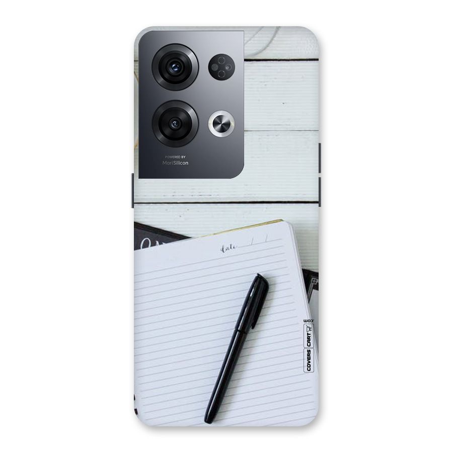 Headphones Notes Back Case for Oppo Reno8 Pro 5G