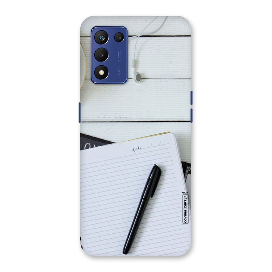 Headphones Notes Back Case for Realme 9 5G Speed