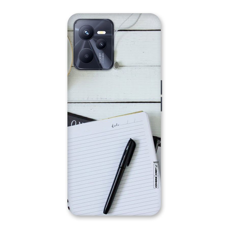 Headphones Notes Back Case for Realme C35