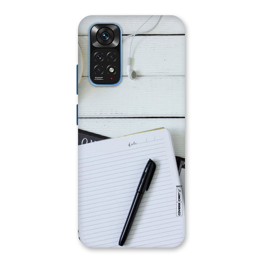 Headphones Notes Back Case for Redmi Note 11S