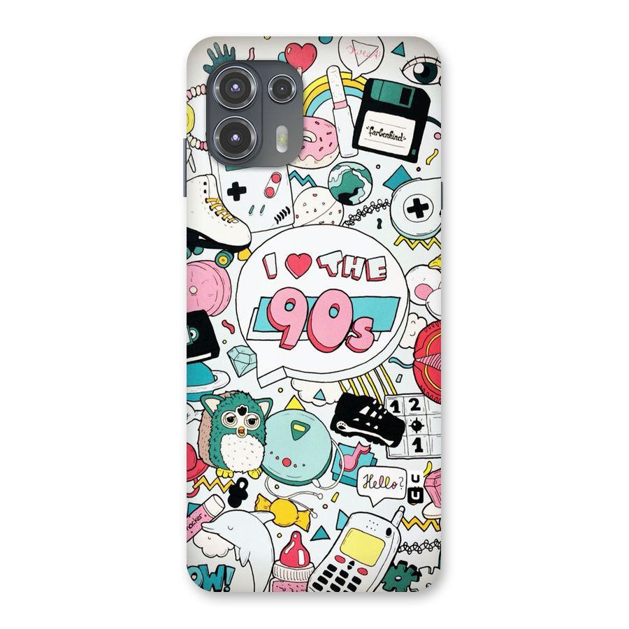 Heart 90s Back Case for Motorola Edge 20 Fusion